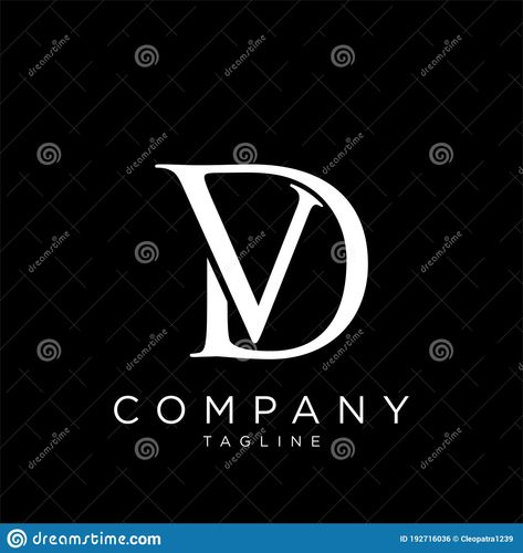 Dv Monogram Logo, Vd Logo, Company Illustration, Monogram Logos, Tv Unit Furniture Design, Personal Logo Design, S Logo Design, Logo Design Feminine, Business Identity