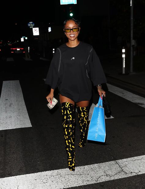 The Best Black Celeb Fashion Moments of August 2023 Karrueche Tran Style 2023, Karrueche Tran Outfits, Lori Harvey Street Style 2022, Karrueche Tran Style, Karrueche Fashion, Karrueche Tran Instagram, Fashionable Celebrities, Damson Idris, Karrueche Tran Paparazzi