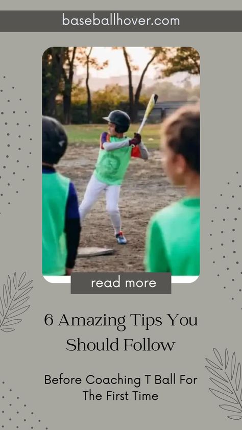 Are you coaching T-ball for the first time? Don't worry, we've got you covered! Check out our expert tips and tricks on how to make your coaching experience a success. From organizing practices to teaching the fundamentals, our guide has everything you need to know. Trust us, your little sluggers will be hitting home runs in no time! #Tballcoaching #youthbaseball #coachingtips #baseballhover Tball Coach, First Time Tips, Baseball Tips, T Ball, Youth Baseball, Getting To Know You, How To Make Your, Getting To Know, Don't Worry