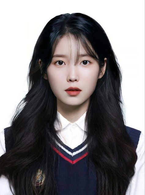 Korean Id Photo, Iu Hair, 사진 촬영 포즈, Id Photo, Beauty Shots, March 21, Dream Hair, Girl Bands, Korean Beauty