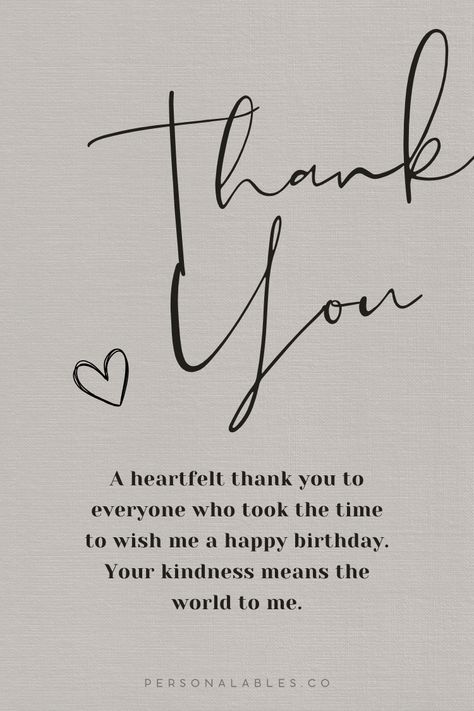 heartwarming-birthday-wishes Thank You for Birthday Wishes Thanks On Birthday Wishes, Birthday Wishes Yourself, Thanks For Wishing Me On My Birthday, Thanks For Birthday Gift Quotes, Thank You For All The Wishes, Thanks For The Wishes, Happy Birthday Thanks Wishes, Thanking For Birthday Wishes Quotes, Thank You For Wishes