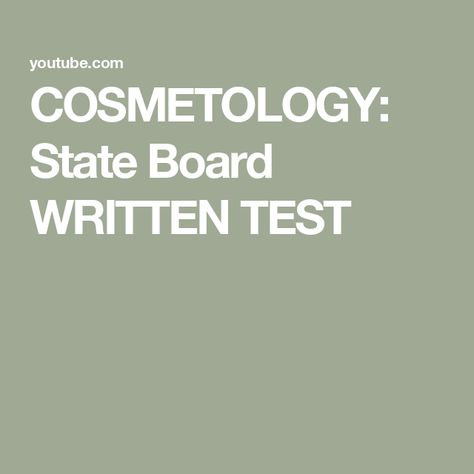 COSMETOLOGY: State Board WRITTEN TEST State Board Cosmetology Practical Exam, Cosmetology School Tips Student, Cosmetology State Board Exam, Cosmetology State Board, Cosmetology License, Student Notes, Cosmetology Student, State Board, Cosmetology School