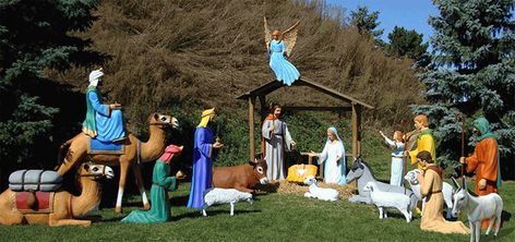 Life Size Fiberglass Nativity Figures | All American Christmas Co Life Size Nativity Scene Diy, Life Size Nativity, Navity Scene, Outdoor Nativity Sets, Nativity Scene Diy, Nativity Scene Display, Outdoor Nativity Scene, Outdoor Nativity, Diy Nativity