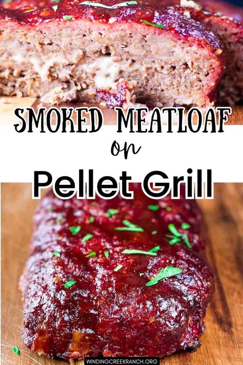 Smoked Meatloaf on Pit Boss Pellet Grill Meatloaf On The Pellet Grill, Pellet Grill Meatloaf Recipes, Treager Meatloaf Recipe, Meatloaf On The Smoker, Meatloaf On Smoker, Traeger Meatloaf Recipes, Smoker Meatloaf Recipes, Smoked Meatloaf Recipes, Smoked Meatloaf On Pellet Grill