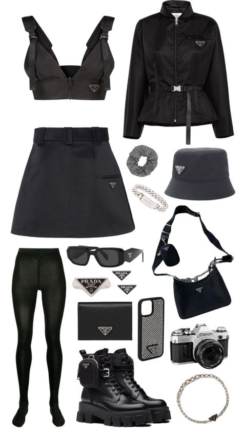 Prada Outfits Women, Cute Two Piece Outfits, Prada Outfits, Prada Aesthetic, Preformance Outfits, Fashion Vocabulary, Aesthetic Fits, Baddie Outfits Casual, Fancy Outfits