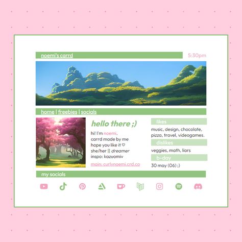 Carrd Inspo Template, Template Brown, Template Journal, Cozy Nature, Template Green, Cozy Things, Carrd Inspo, Design Tutorials, Design Style