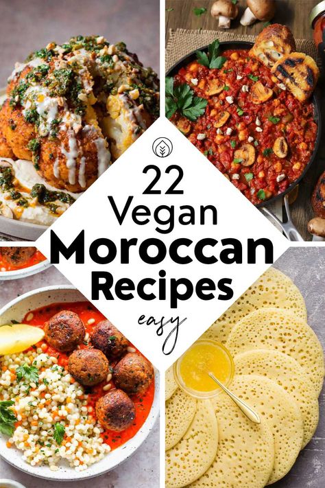 From spiced lentils to couscous salad, wraps, and shakshuka — you’ll love these flavorful vegan Moroccan recipes! Try these crowd-pleasing sweet and savory ideas for the whole family. Spiced Lentils, Moroccan Recipes, Vegan Asian Recipes, Moroccan Dishes, Salad Wraps, Couscous Salad, Tasty Vegetarian Recipes, Moroccan Food, Middle Eastern Recipes