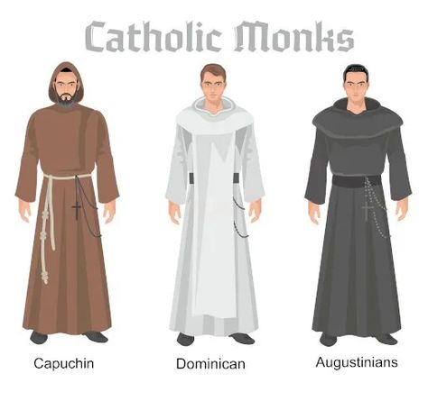 Priest Robes, Priest Costume, Holy Symbol, Monastic Life, Catholic Priest, History Images, Free Illustration, Clothing Material, Character Design Male