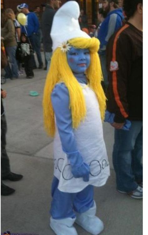 Blue Costume Ideas, Smurfette Halloween Costume, Smurfette Costume, Smurfette Costumes, Smurf Costume, Costumes Homemade, Tinkerbell Shoes, Zombie Costumes, Painting Tattoos