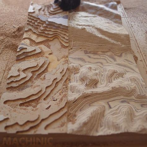 Plywood Art, Mountain Wood Art, Diy Furniture Videos, Wood Carving Faces, Carved Wood Wall Art, Model Architecture, Cnc Art, Wood Wall Art Diy, Cnc Ideas