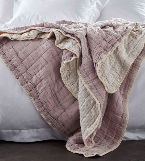 Our throws and blankets add warmth and style to your bed. From luxury cottons to lovely linens or chunky knits, we've got the perfect bed throw for you. Quilt Throw Blanket, Teal Bedding, Cream Bedding, Quilted Throw, Natural Bedding, Super King Size Bed, Linen Store, Soft Rose, Pink Bedding