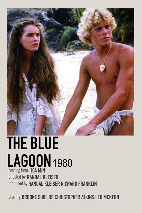 Blue Crush Movie, The Blue Lagoon 1980, Blue Lagoon Movie, Crush Movie, Indie Movie Posters, Movies To Watch Teenagers, Most Paused Movie Scenes, The Blue Lagoon, Iconic Movie Posters