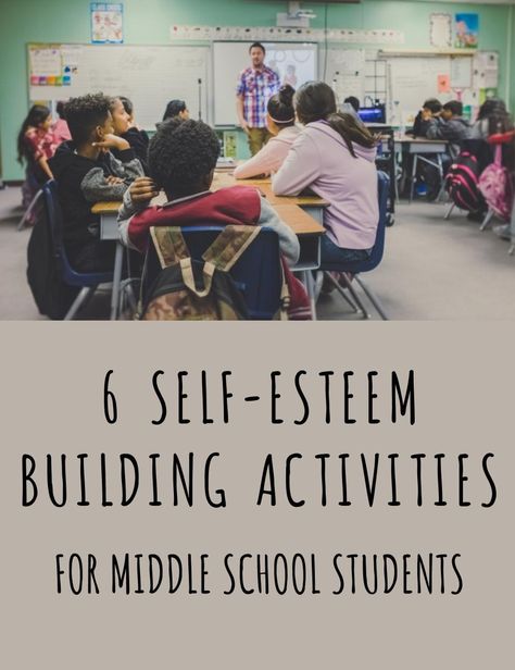 Middle School Advisory, Self Esteem Building Activities, Middle School Health, Middle School Counselor, School Counseling Activities, Self Esteem Activities, Middle School Counseling, Middle School Activities, School Counseling Lessons