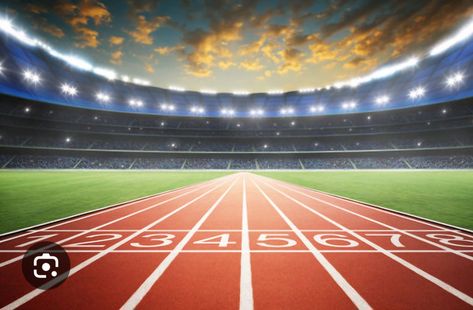 Athlete Running, Olympic Stadium, Running Track, Photography Backdrops, The Start, Adobe Stock, Stock Illustration, Stock Images, Track