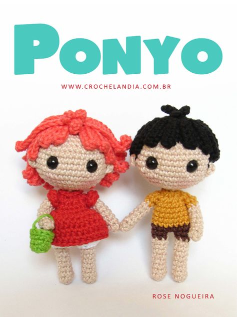 Ponyo Crochet, Crochet Doll Tutorial, Quick Crochet Patterns, Pola Amigurumi, Crochet Stitches For Beginners, Quick Crochet, Fun Crochet Projects, Christmas Dolls, Crochet Keychain