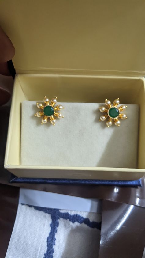 3grams Gold Earrings Designs, Navratna Pendant, Navaratna Necklace, Dollar Chain, Indian Gold Necklace Designs, Kids Studs, Gold Earrings For Kids, 22 Carat Gold Jewellery, Buy Earrings Online