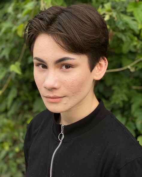 Androgynous Face, Ian Alexander, Hair Dark Brown, Character Bank, The Oa, Hair Dark, Eyes Brown, Utah Usa, Face Reference