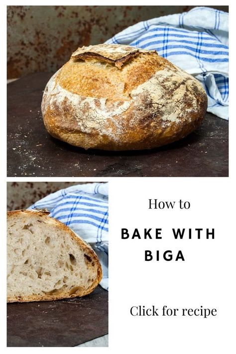 Learn how to bake with Biga Biga Bread Recipe, Poolish Bread, English Baking, Sourdough Bread Recipes, Sourdough Tips, Rustic Italian Bread, Bread Pastries, Fermented Bread, Italian Bread Recipes