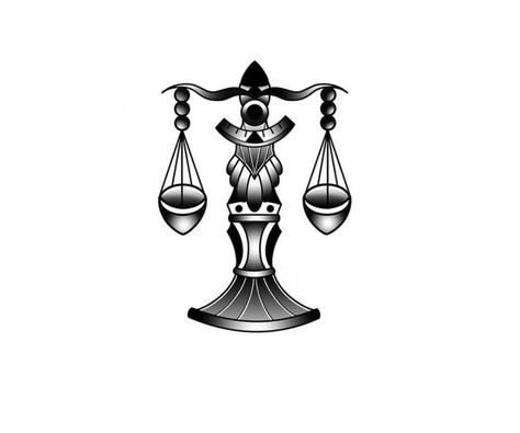 Scales Of Justice Tattoo Traditional, Scale Tattoo Traditional, Traditional Scale Tattoo, Scales Of Justice Tattoo, Scales Tattoo, Libra Scale, Trad Flash, Justice Tattoo, Tato Tradisional