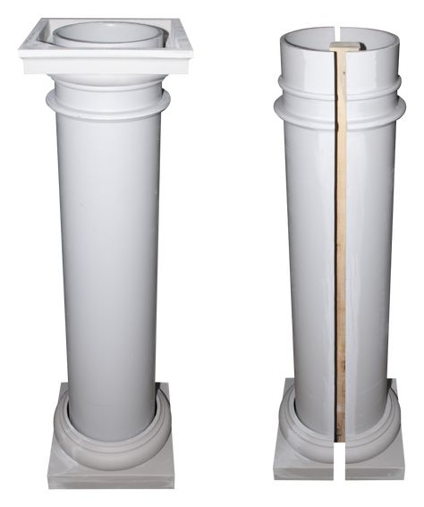 Indoor Columns, Pvc Column Wraps, Columns Interior, European Interiors, Fiberglass Columns, Column Wraps, Column Wrap, Round Column, Decorative Columns