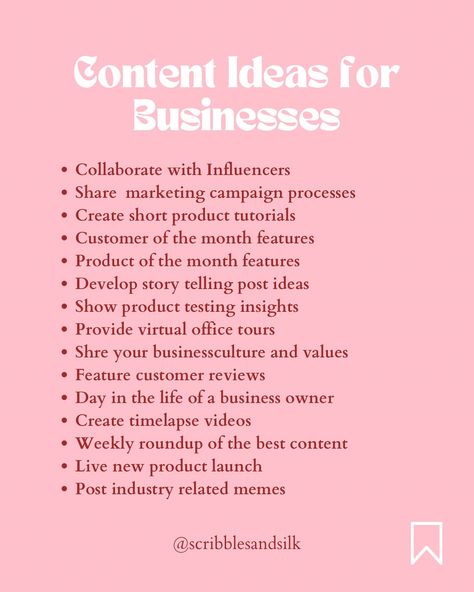 More content ideasssss 💡 So, a lot of online businesses suffer because of a lack of content ideas for the promotion of their digital marketing products 📌 Never fear, I got you. So here are some grease content ideas for your business (online and physical) for you to be able to properly promote your brand and your business on social media. 📲 I know it can be a bit confusing, but I can help you understand how to market better ‼️ My free guide is in my bio 🔗 Follow @scribblesandsilk for mor... Business Promotion Ideas, Of Content Ideas, Promotion Ideas, Marketing Products, Virtual Office, Brand Promotion, Time Lapse Video, Business Promotion, Content Ideas