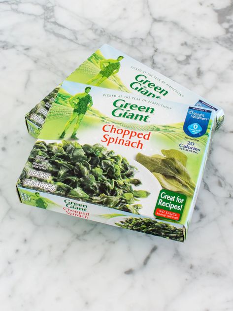 5 Ways to Cook with Frozen Spinach | Kitchn Frozen Spinach Recipes, Healthy Grocery Shopping, Ginger Salmon, Frozen Dinners, Grilling Tips, Frozen Veggies, Chopped Spinach, Spinach Recipes, Frozen Spinach