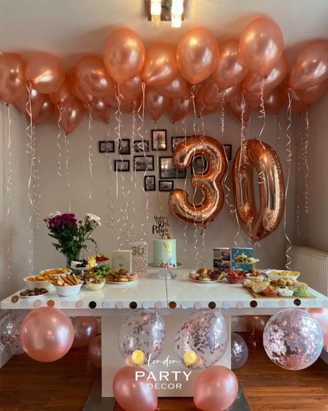 30th birthday party ideas Small Party Ideas Decoration, 30th Birthday Set Up Ideas, 30th Birthday For Women Decorations, 30th Birthday Surprise Ideas For Women, Cute 30th Birthday Party Ideas, 30th Birthday Party Decor For Women, Women Birthday Decorations, 30 Th Birthday Party Ideas For Women Decoration, 30 Birthday Decoration Ideas