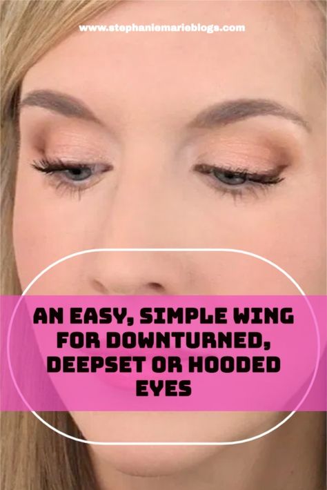 Makeup For Deepset Hooded Eyes, How To Do Eyeliner For Downturned Eyes, Eyeliner For Deep Set Eyes How To Apply, Eye Makeup For Deep Set Brown Eyes, Eye Liner For Deep Set Eyes How To Apply, How To Line Hooded Eyes, Winged Eyeliner For Deep Set Eyes, Winged Eyeliner Deep Set Eyes, Winged Eyeliner For Downturned Eyes