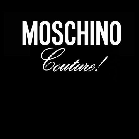 MOSCHINO Moschino Couture, Moschino Logo, Designer Style, Audi Logo, Moschino, Couture, ? Logo, Fashion Design, T Shirt