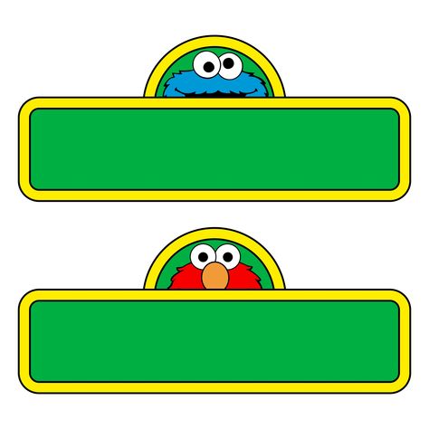 Sesame Street Cake Toppers Printable, Sesame Street Sign Printable Free, Sesame Street Name Tags, Sesame Street Free Printables, Sesame Street Welcome Sign, Sesame Street Birthday Banner, Sesame Street Classroom, Sesame Street Birthday Party Ideas 1st, Sesame Street Party Decorations