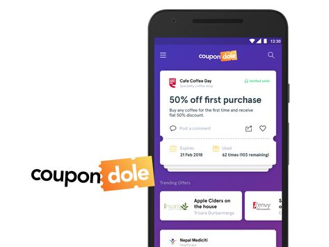 Conceptual Mockup for a Coupon App by Swapnil Acharya Coupon App, App Mockup, Cafe Coffee Day, Empty State, Card Ui, Speciality Coffee Shop, Coupon Apps, App Design Inspiration, Coupon Organization