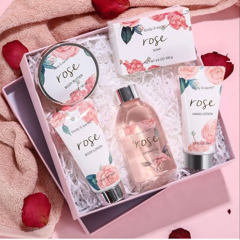 40% clip coupon Bath And Body Gift Set, Rose Body Lotion, Lotion Gift, Gift Baskets For Women, Bath Gift Set, Spa Gift Basket, Rose Bath, Gift Boxes For Women, Spa Gift Box