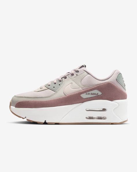 Chunky Nike Sneakers, Style Layers, Air Max 90 Women, Nike Original, Nike Models, Iron Ore, Shoes Air, Nike Air Max For Women, Air Max Women