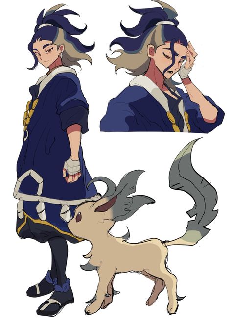 adaman pokemon legends arceus hatank on tumblr Pokemon Professor Sycamore, Pokemon Oc Trainer, Adaman Pokemon, Pokémon Costume, Cyberpunk Comic, Pokemon Trainer Oc, Pokemon Game Characters, Oc Pokemon, Pokemon Oc