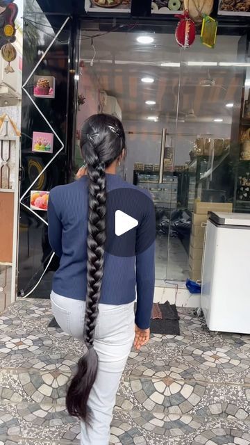 Indian Long Hair Braid, Long Indian Hair, Long Hair Models, Indian Hair, Hair Braid, Hair Thickening, Long Black Hair, Face Images, Thanks For Sharing