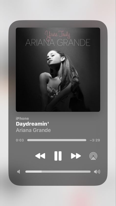 Daydreamin Ariana Grande, Spotify Screenshot, Ariana Grande Songs, Bullet Journal Stickers, Im Bored, Bts Book, Journal Stickers, Apple Music, Ariana Grande