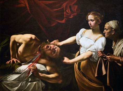 Caravaggio in 10 Paintings | DailyArt Magazine | Art History Stories Judith Beheading Holofernes, Judith And Holofernes, Caravaggio Paintings, Artemisia Gentileschi, Istoria Artei, Baroque Painting, William Adolphe Bouguereau, Italian Paintings, Victor Vasarely