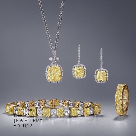 Yellow Jewelry With Diamond Accents, Luxury Yellow Fine Jewelry Necklaces, Luxury Yellow Jewelry With Accent Stones, Luxury Yellow Fine Jewelry Earrings, Luxury Yellow Diamond Earrings, Yellow Diamond Bracelet, Yellow Diamond Earrings, Yellow Diamond Necklace, Yellow Diamond Earring