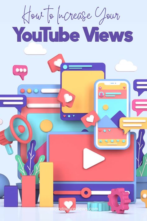 How to Get More YouTube Views - Mom Does Reviews Youtube Views, Daily Video, Brand Promotion, How To Be Likeable, Social Media Site, Brand Awareness, You Youtube, Event Planning, Growing Up