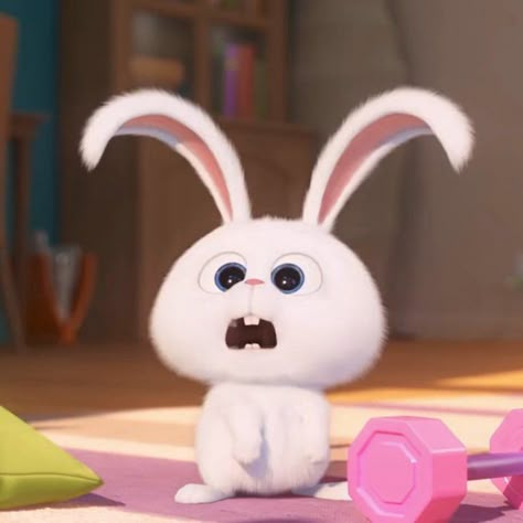 Snowball Rabbit, Cute Disney Characters, Rabbit Wallpaper, Cute Bunny Cartoon, Bunny Wallpaper, Secret Life Of Pets, Cute Cartoon Pictures, Pinturas Disney, Cute Disney Wallpaper