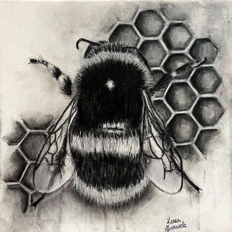 Honey Comb Drawing Realistic, Honeycomb Sketches, Honeycomb Drawings, Honey Bee Art Drawings, Drawing Honeycomb, Honeycomb Sketch, Honey Artwork, Bee Pencil Drawing, Honey Comb Drawing