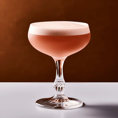 Ingredients: Gin:2 oz · Lemon Juice:0.75 oz · Grenadine:0.5 oz · Egg White:1 · Angostura Bitters:2 dashes Egg White Cocktail, Grenadine Recipe, Rose Cocktail Recipes, Elderflower Martini, Cocktails Martini, Rose Cocktail, White Cocktails, Sweet Cocktails, White Cocktail