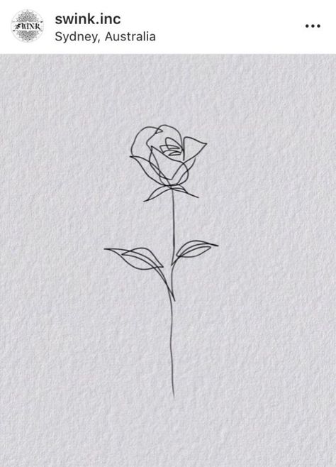 Athestic Tattoos, Small Rose Tattoo On Wrist Simple, Rose Simple Tattoo, Line Art Flower Tattoo, One Line Flower Tattoo, Small Line Art Tattoos, Small Spine Tattoos, Simple Spine Tattoo, Rose Spine Tattoo