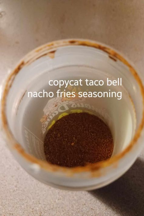 Taco Bell Nacho Fries, Fries Seasoning, Copycat Taco Bell, Nacho Fries, Herb Seasoning, Taco Bell, Seasoning Mixes, Cayenne Peppers, Chili Powder