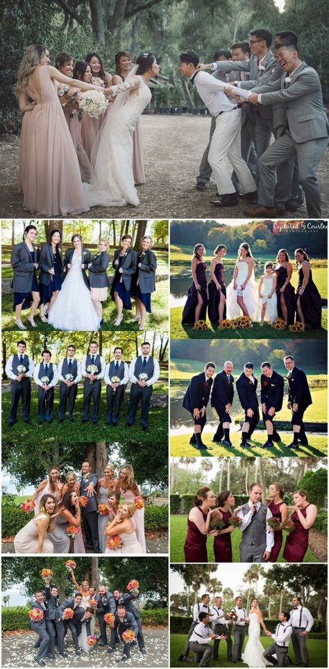 Couples are now beginning to embrace the concept of incorporating funny wedding pictures for a wedding. I mean, you spend a lot of money to take memorable Funny Wedding Poses, Funny Wedding Photography, Wedding Guests Photos, Groomsmen Wedding Photos, Wedding Pose Ideas, Wedding Group Photos, Groomsmen Poses, Groomsmen Ideas, Bridesmaid Poses