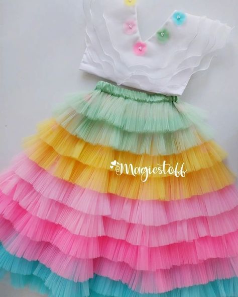 Rainbow Frocks For Kids, Haldi Photoshoot, Frock Models, Dress Stitching, Kids Frock, Newborn Baby Dresses, Frocks For Kids, Kids Wear Girls, Card Factory