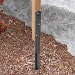 Fence Post Repair, Outdoor Privacy Screen, Wood Arbor, Vinyl Railing, Garden Fence Panels, Metal Post, Hardware Cloth, Diy Fence, Diy Bird Feeder