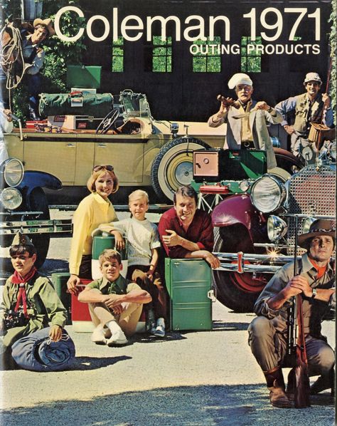 Coleman catalog | 1971 | @colemanusa #coleman #70s #wesanderson @accidentallywesanderson #archive #moodboard #aesthetic Vintage Camping Photos, Coleman Camping, Camping Coolers, Slight Edge, Retro Camping, Outdoor Aesthetic, Camping Aesthetic, Commercial Ads, Camp Vibes