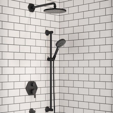 Black Shower Fixtures, Glamorous Interiors, Pool Bathroom, Bathroom Shower Heads, Shower Collection, Fixed Shower Head, Shower Fixtures, Shower Holder, Art Deco Movement