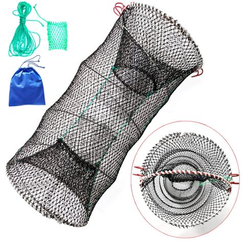 Arrives by Wed, May 25 Buy Drasry Fishing Trap Bait For Crab Lobster Crawfish Shrimp Portable Foldable Fishing Cast Net Accessories Collapsible Black 23.6" x 11.8" (60cm x 30cm) at Walmart.com Crab Net, Fishing Traps, Crab Trap, Bait Trap, Maryland Blue Crab, Cast Nets, Crab And Lobster, Blue Crab, Fishing Net